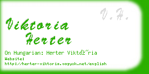 viktoria herter business card